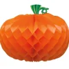 Party Delights Hanging Decorations<Honeycomb Pumpkin Decoration - 27Cm