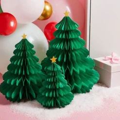 Party Delights Hanging Decorations<Honeycomb Tree Hanging Decorations (3Pk)
