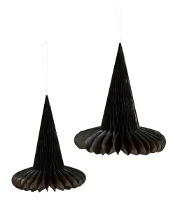 Party Delights Hanging Decorations<Honeycomb Witch Hat (2Pk)
