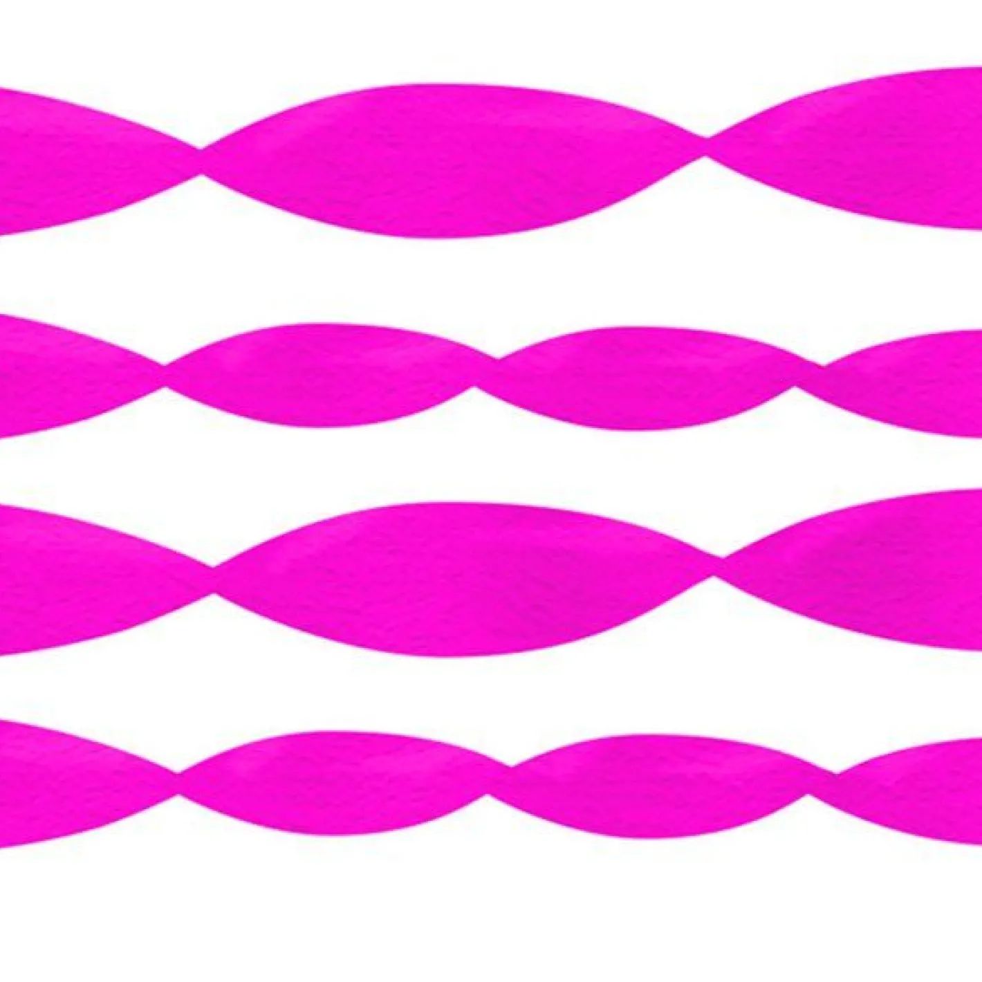 Hot Pink Crepe Paper Streamer - 24M<Party Delights Discount
