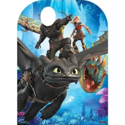 How To Train Your Dragon Stand-In Cardboard Photo Prop - 130Cm X 94Cm<Party Delights Clearance