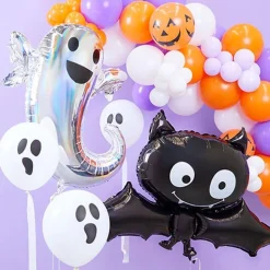 Party Delights Balloons<Iridescent Ghost Supershape Balloon - 25" X 28" Foil