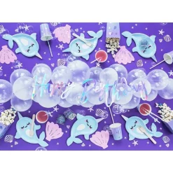 Iridescent 'Happy Birthday' Paper Letter Banner - 62Cm<Party Delights