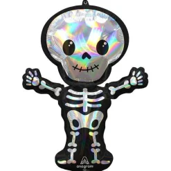 Party Delights Balloons<Iridescent Skeleton Supershape Balloon - 34" Foil