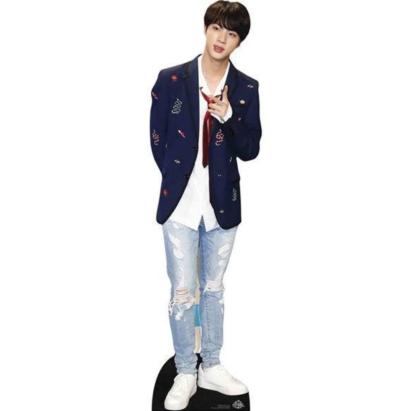 Jin (Kim Seok-Jin) Bts Cardboard Cutout - 90Cm X 24Cm<Party Delights Outlet