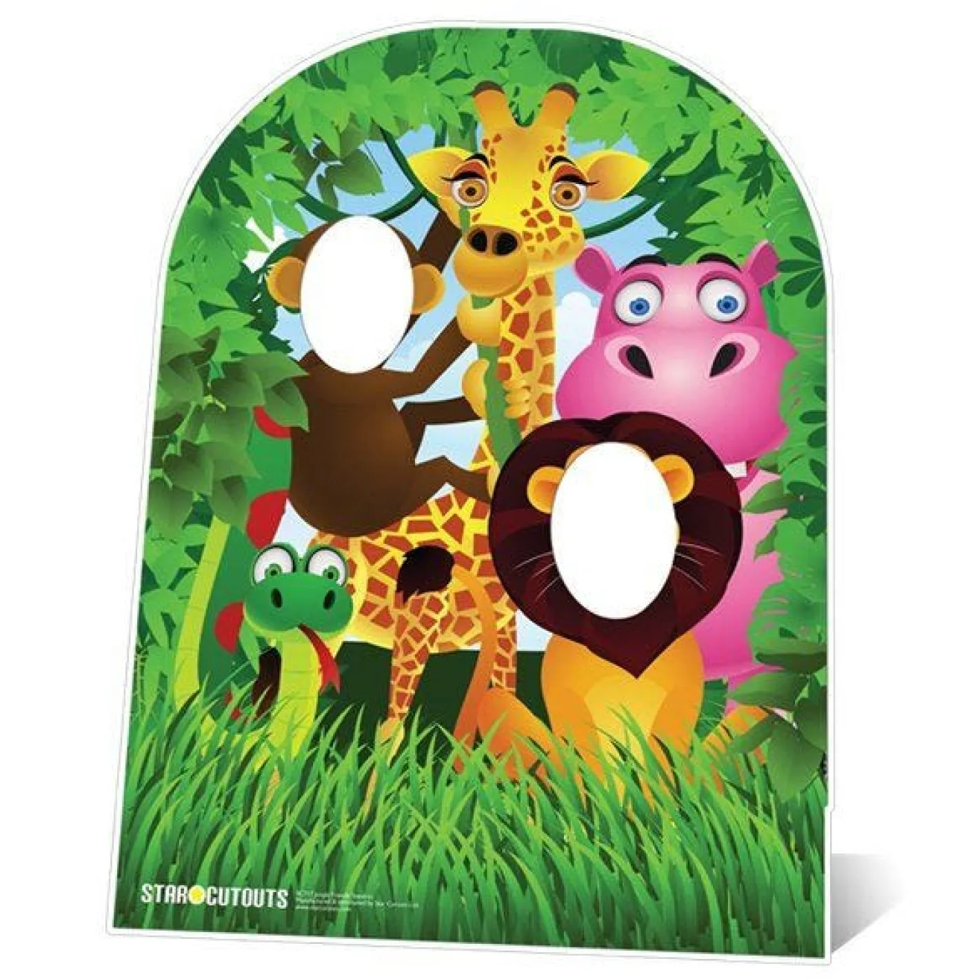 Jungle Friends Stand In Photo Prop - 120Cm X 94Cm<Party Delights Sale