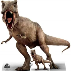 Jurassic World T-Rex Tyrannosaurus Rex Dinosaur Cutout - 1M<Party Delights Clearance