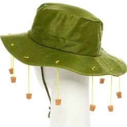 Khaki Australian Hat With Corks<Party Delights Discount