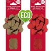 Party Delights Gift Wrapping<Kraft Bow And Raffia Cop - 2 Assorted Designs