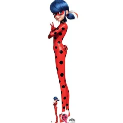 Lady Bug Miraculous Cardboard Cutout - 136Cm X 38Cm<Party Delights Outlet