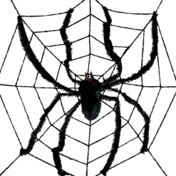 Party Delights Props<Large Spider Web & Spider - 2.4M