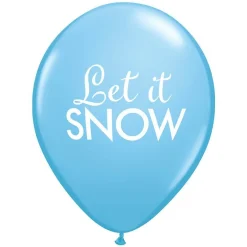 Party Delights Snowflake Decorations<Let It Snow Balloons - 11" Latex (6Pk)