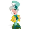 Life Size Alice In Wonderland Mad Hatter Cardboard Cutout - 130Cm X 55Cm<Party Delights Discount