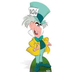 Life Size Alice In Wonderland Mad Hatter Cardboard Cutout - 130Cm X 55Cm<Party Delights Discount