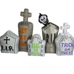 Party Delights Props<Light Up Inflatable Graveyard - 2.1M
