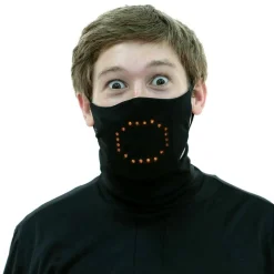 Light Up Sound Reactive Talking Mask<Party Delights New