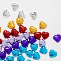 Lilac Foil Chocolate Hearts X20<Party Delights Sale