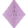 Lilac Honeycomb Diamond Decoration - 30Cm<Party Delights New