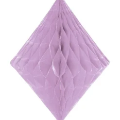 Lilac Honeycomb Diamond Decoration - 30Cm<Party Delights New