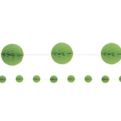 Lime Green Honeycomb Garland Decoration - 2.1M<Party Delights Hot