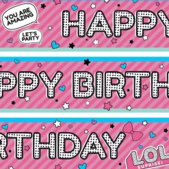 L.O.L Surprise Paper Banners - 1M (3Pk)<Party Delights New