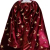 Party Delights Costume Accessories<Magician Burgundy Cape