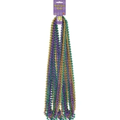 Mardi Gras Bead Necklace (12Pk)<Party Delights Outlet