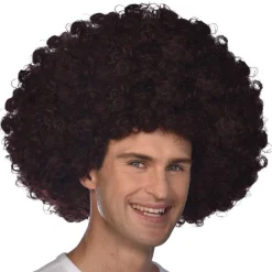 Mega Disco Brown Afro Wig<Party Delights