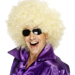 Mega Huge Blonde Afro Wig<Party Delights Hot