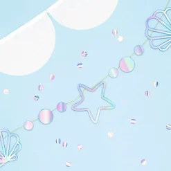 Mermaid Iridescent Shell Garland - 1.65M<Party Delights Best