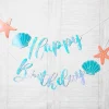 Mermaid Tales Happy Birthday Banner - 2.5M<Party Delights Outlet