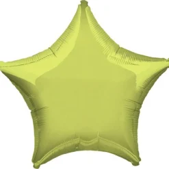 Party Delights Balloons<Metallic Lime Green Star Balloon - 19" Foil
