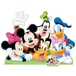 Mickey Mouse & Friends Cardboard Cutout - 137Cm X 99Cm<Party Delights Discount