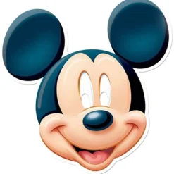 Mickey Mouse Card Masks (3Pk)<Party Delights
