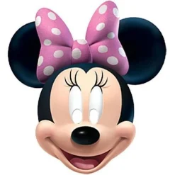Minnie Mouse - Cardboard Masks (6Pk)<Party Delights New