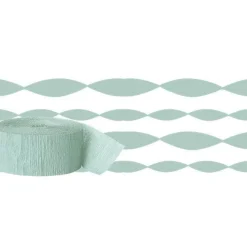Mint Green Crepe Paper Streamer - 24M<Party Delights Discount