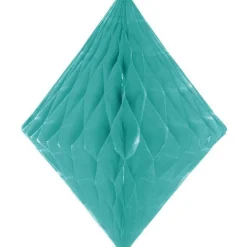 Mint Green Honeycomb Diamond Decoration - 30Cm<Party Delights