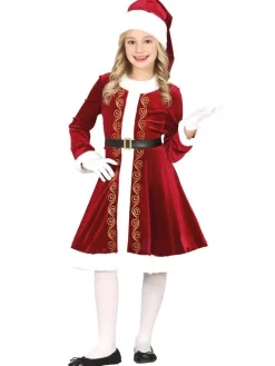 Kids' Party Delights Kids'<Miss Santa Claus - Child Costume