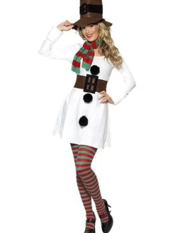 Women's Party Delights Women's<Miss Snowman - Adult Costume