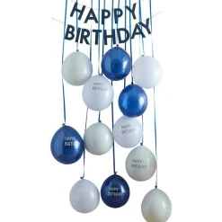 Mix It Up Blue Happy Birthday Balloon Door Kit<Party Delights Discount
