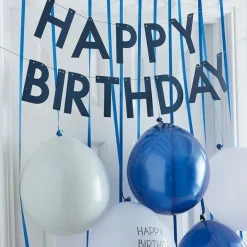 Mix It Up Blue Happy Birthday Balloon Door Kit<Party Delights Discount