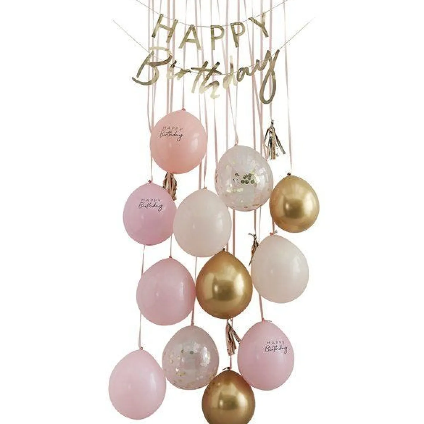 Mix It Up Pink & Gold Birthday Door Decorating Kit<Party Delights Hot