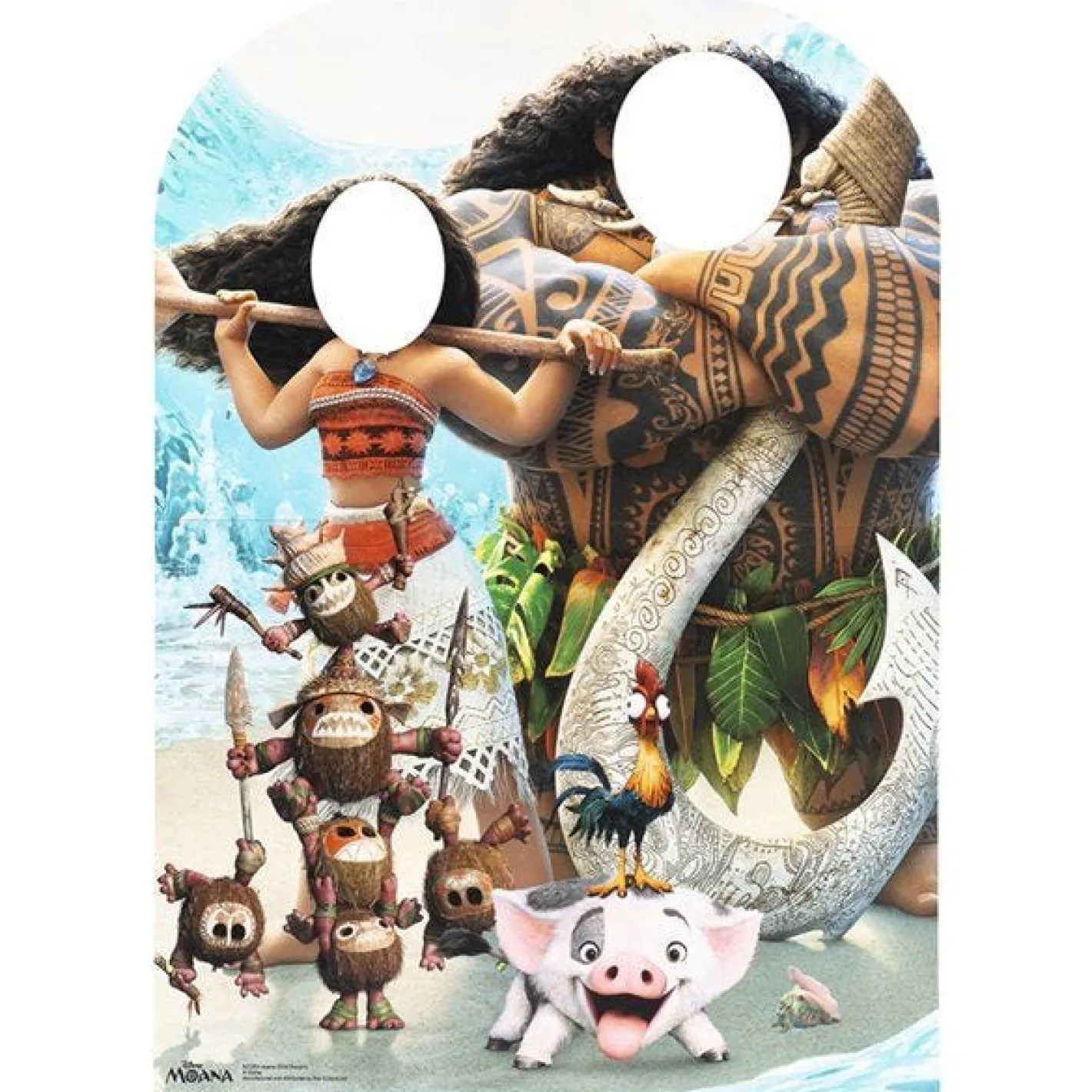 Moana Stand-In Cardboard Photo Prop - 131Cm X 95Cm<Party Delights New