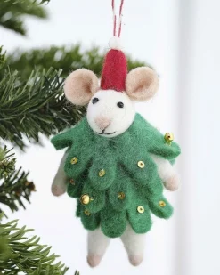 Party Delights Hanging Decorations<Mouse Christmas Tree Decoration