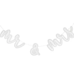 Mr & Mrs Acrylic Bunting<Party Delights Sale