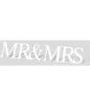 Mr & Mrs Sign Cardboard Cutout - 193Cm X 33Cm<Party Delights New