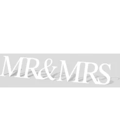 Mr & Mrs Sign Cardboard Cutout - 193Cm X 33Cm<Party Delights New