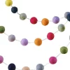 Party Delights Hanging Decorations<Multicoloured Felt Balls Garland