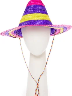 Multicoloured Mexican Sombrero - Child<Party Delights New
