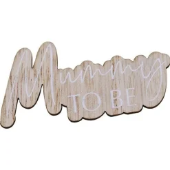 Mummy To Be Wooden Badge<Party Delights New